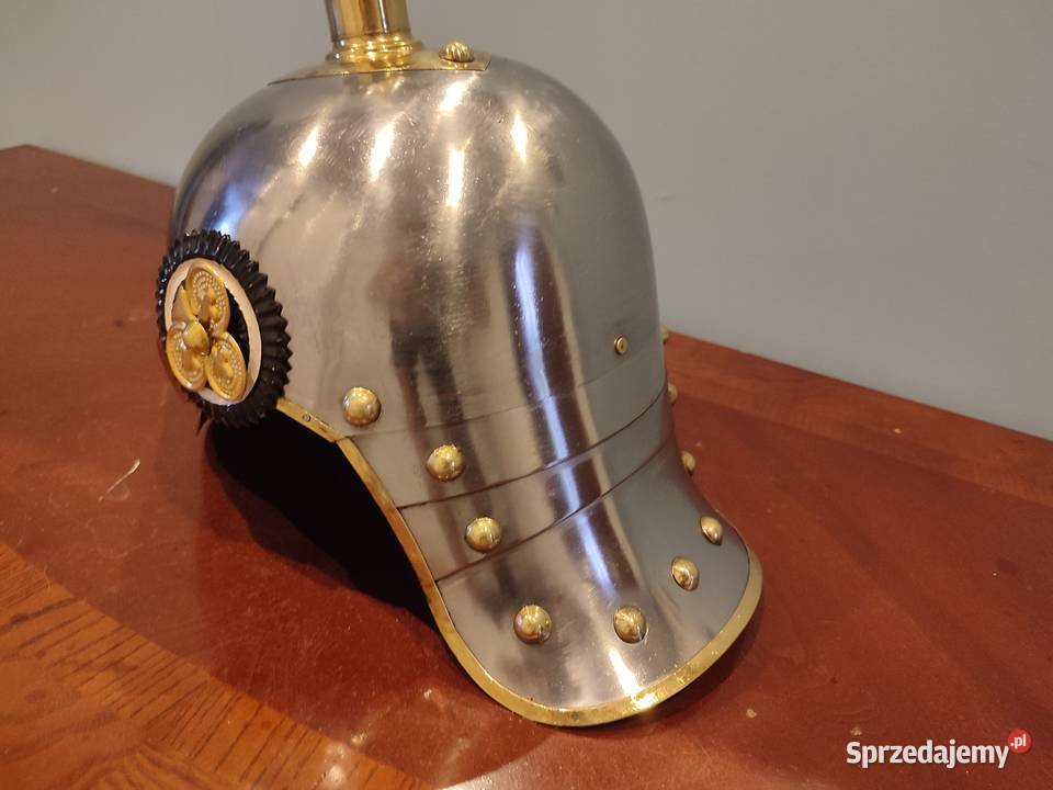 Piękny hełm pruski łódzkie