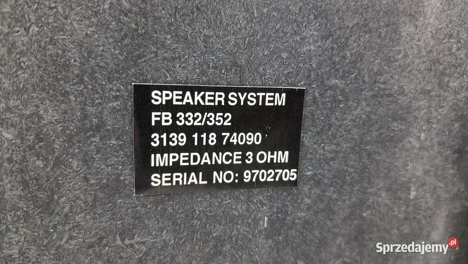 PHILIPS FB 332 352 kolumny audio z uchwytami Słuchawki i głośniki Słuchawki i głośniki Poznań