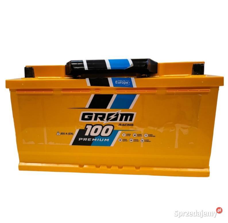 Akumulator Grom Racing 100Ah 850A Darmowa małopolskie Tarnów