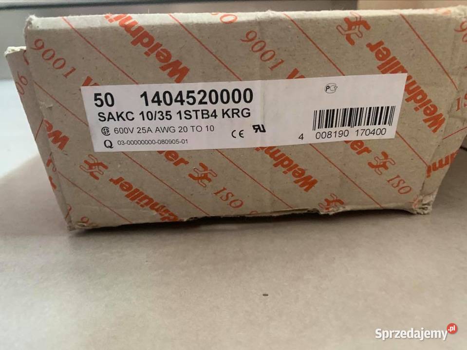 Weidmuller SAKC 1035 1STB4 KRG 26 mazowieckie