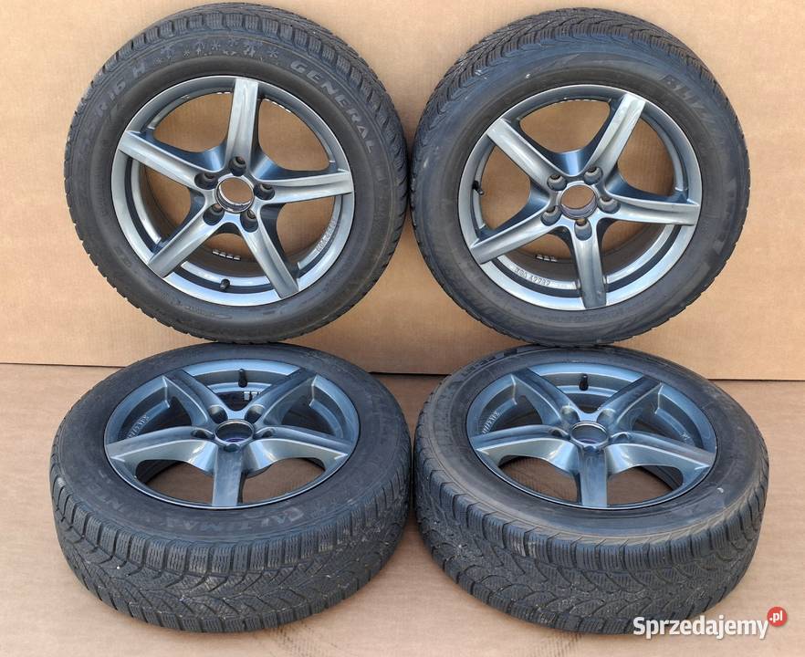 KOŁA ALUFELGI ALUTEC 16 5X112 7J ET38 OPONY ZIMA lubuskie sprzedam