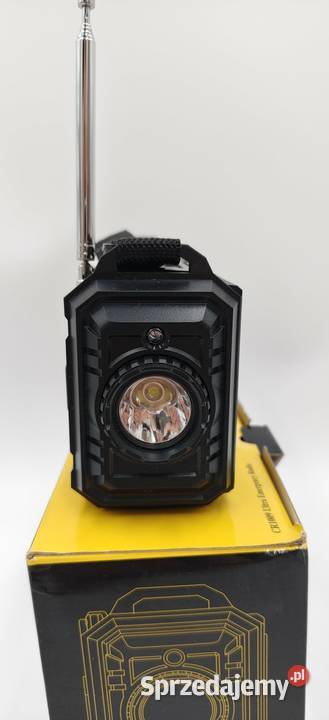 Radio korbowe AMFMSW CR1009 Aku 12000 mAh Radioodtwarzacze Ząbki sprzedam