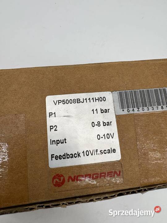 Norgren VP5008BJ111H00 Zawór proporcjonalny Pozostałe mazowieckie Warszawa