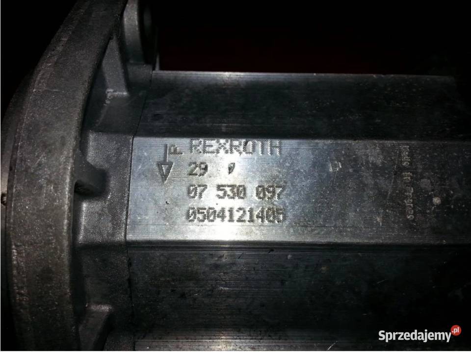 REXROTH POMPA HYDRAULICZNA ZĘBATA 0504121405 lubuskie Kargowa