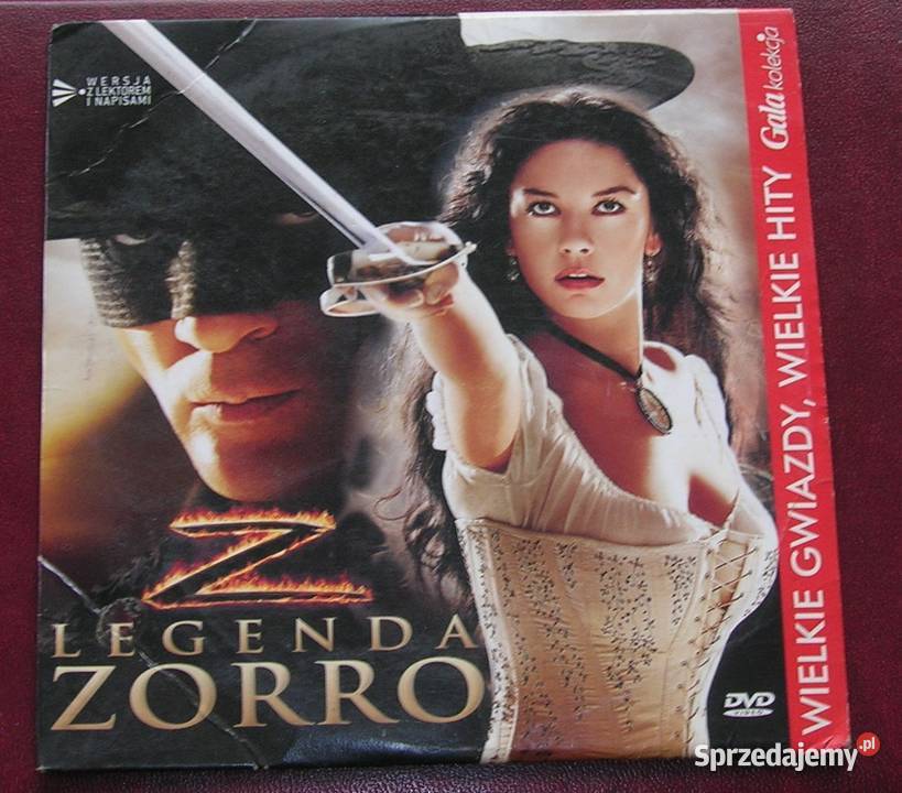 DVD LEGENDA ZORRO The Legend of Zorro 2005 1 płyta zachodniopomorskie Szczecin