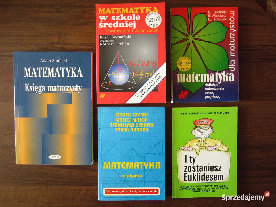 Książki do matematyki Szkoła matura studia świętokrzyskie