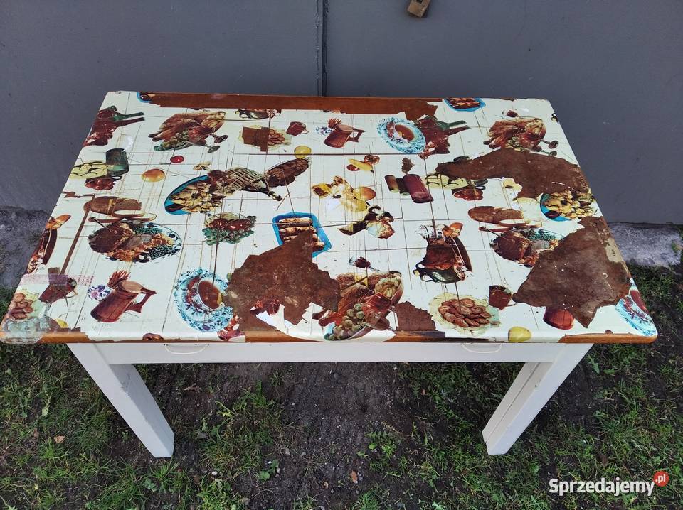 OKAZJA Stół Kuchenny z Szufladą Na Miski z Zabrze sprzedam