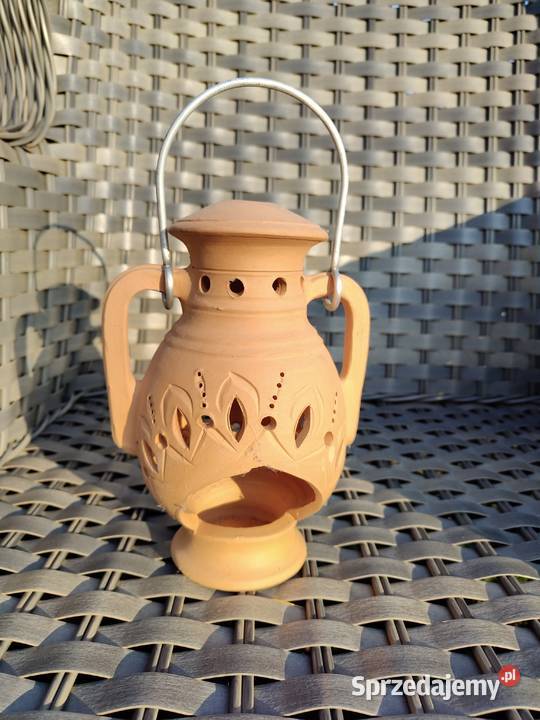 Gliniane latarenki lampki na tealight Kraków sprzedam