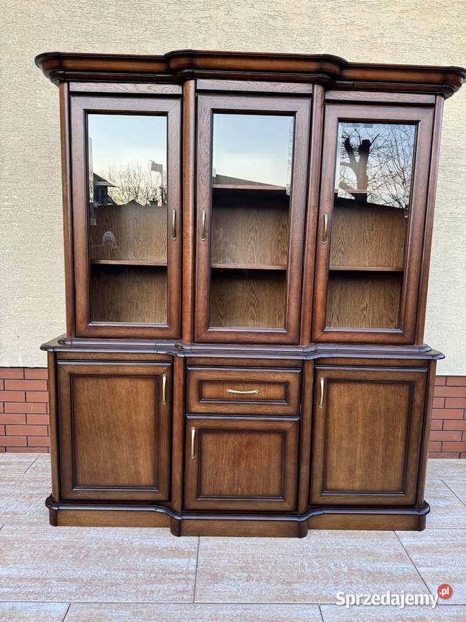 Witryna duża stylowa kredens biblioteka regał Garwolin