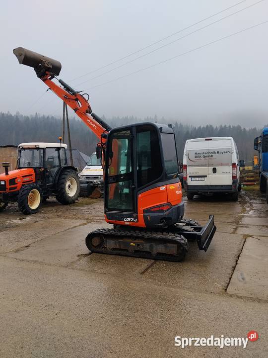 Kubota minikoparka kx u274 takeuchi yanmar Koparki małopolskie Sucha Beskidzka