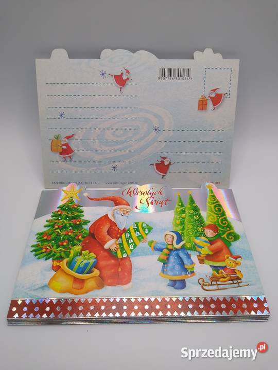 Kartka świąteczna Boże Narodzenie zestaw 5 Pan pomorskie Gdańsk sprzedam