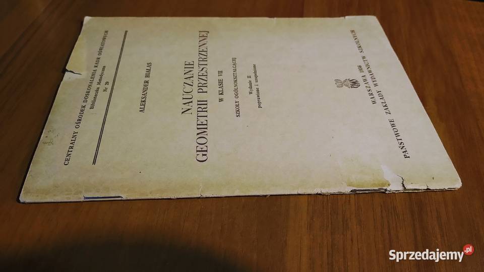 Nauczanie geometrii przestrzennej w klasie VII