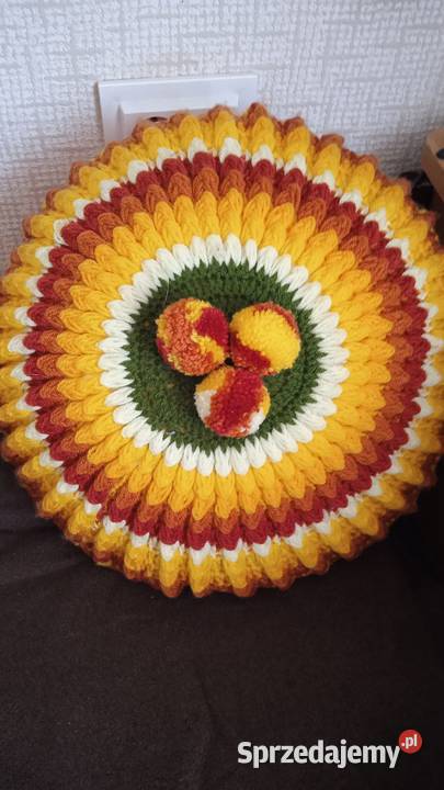 Dekoracyjna poduszka na łóżko rękodzieło Kraków