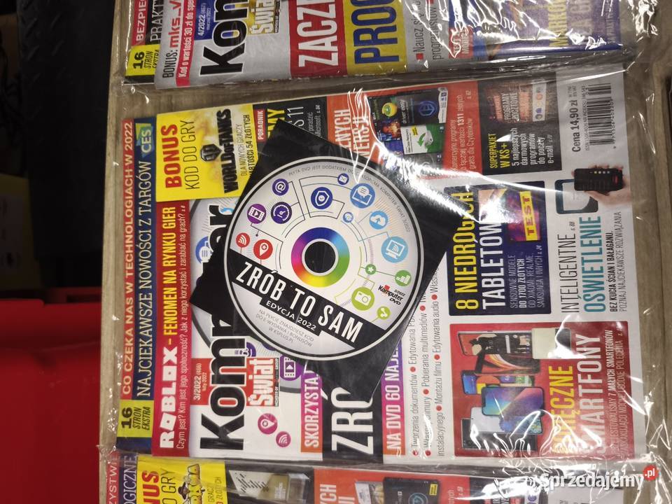 Zestaw gazet czasopism Komputer Świat roczniki małopolskie Kraków