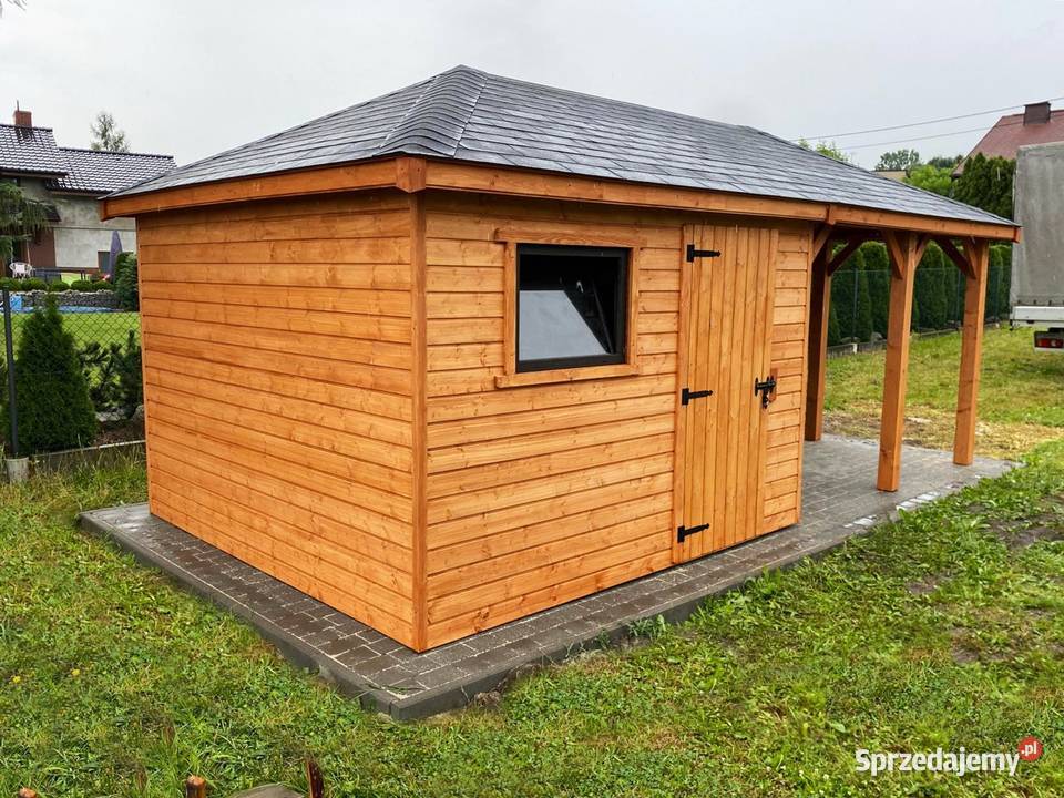 Altana ogrodowa z domkiem narzędziowym 3m x 6m Wrocław