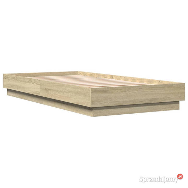 Rama łóżka z oświetleniem LED dąb sonoma 75x190 mazowieckie