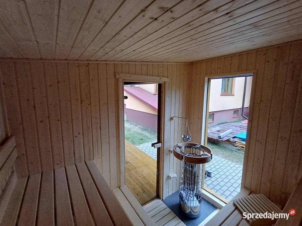 Sauna Ogrodowa izolowana z dużym Tarasem Płock