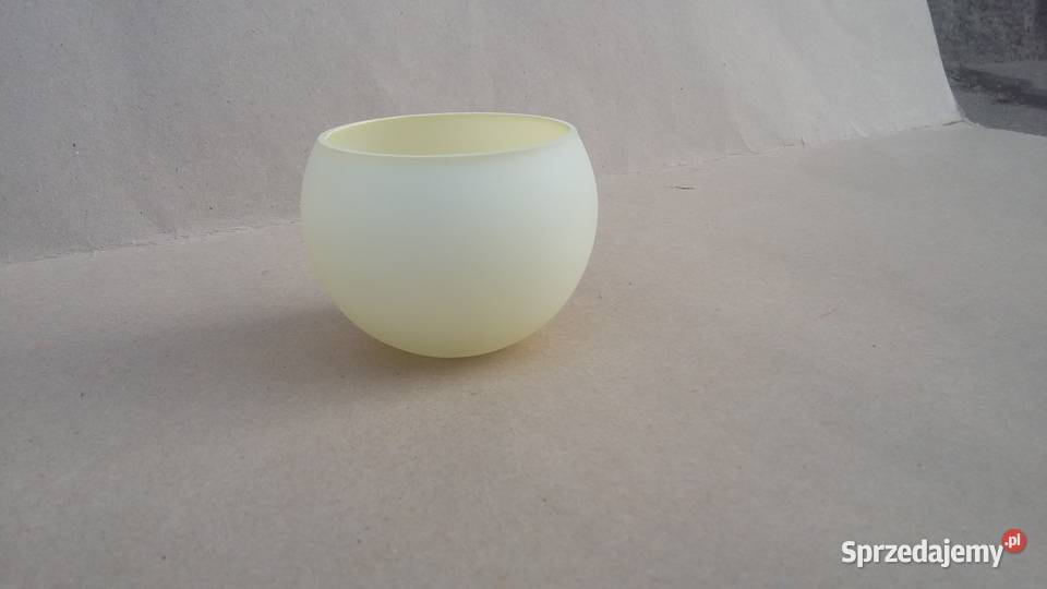 Klosz do lampy KULKA na E14 KREMOWA 8 h 6 odcienie żółtego Oświetlenie mazowieckie Warszawa