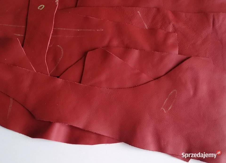 Skóra 730 g Licowa Włoska średnie i małe kawałki Gdańsk sprzedam