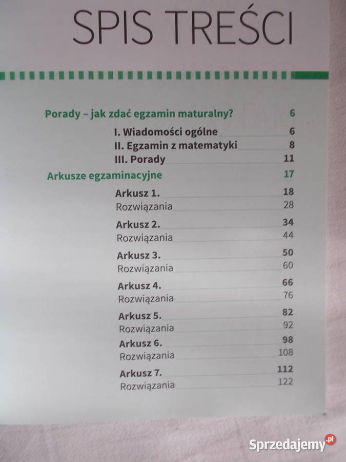 Arkusze maturalne Matematyka seria OldSchool