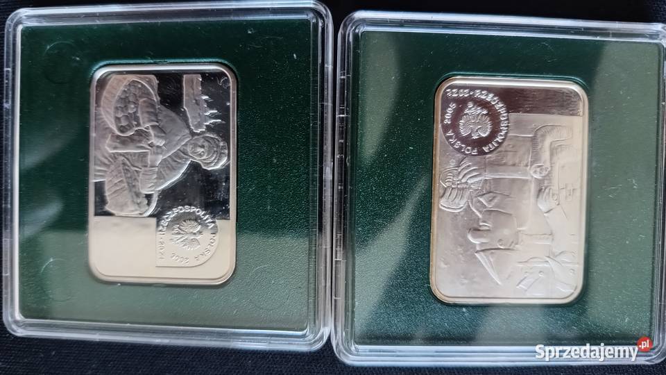 Monety sztabki srebro lokacyjne kruszec Lublin