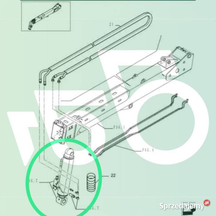 Siłownik Główny Masztu Holland LM 5060 Wilkowo sprzedam