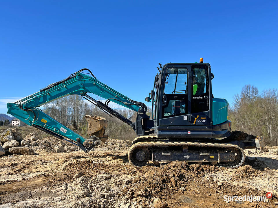 Koparka gąsienicowa SWE90UF 9 ton Yanmar JCB Maszyny budowlane