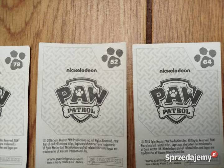 Naklejki do albumu Panini PSI PATROL Oświęcim sprzedam