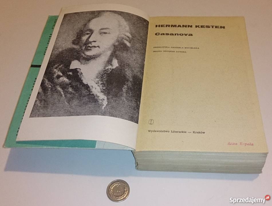 Hermann Kesten Casanova Książka Pozostałe