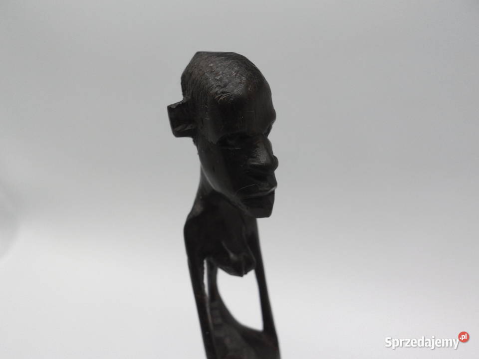 Afrykańska figura drewniana rzeźba Raszków