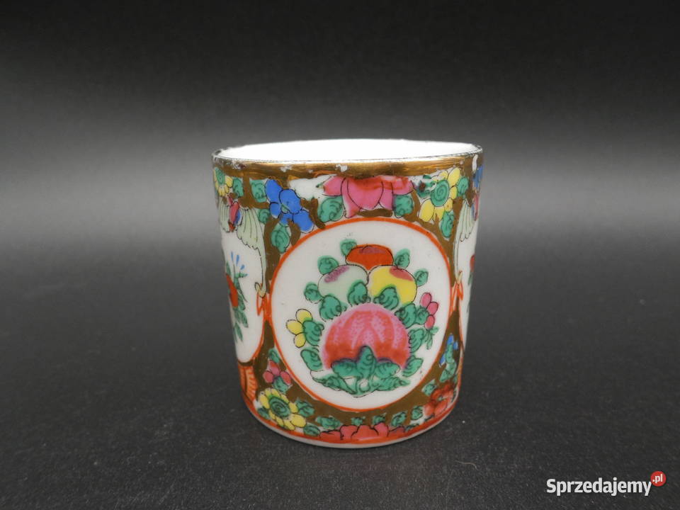 Filiżanka espressomokka Rose Medallion chińska Raszków sprzedam
