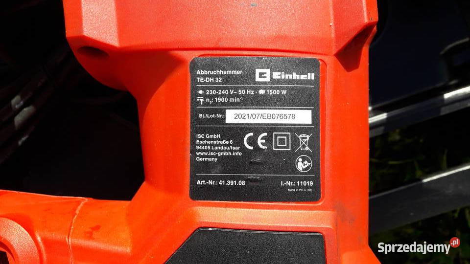 MŁOT WYBURZENIOWY SDS EINHELL TEDH 32 Miłosław