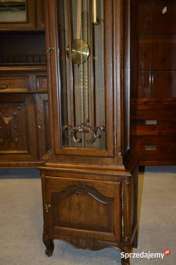 zegar ludwikowski ciemny dąb ażury Będzin sprzedam