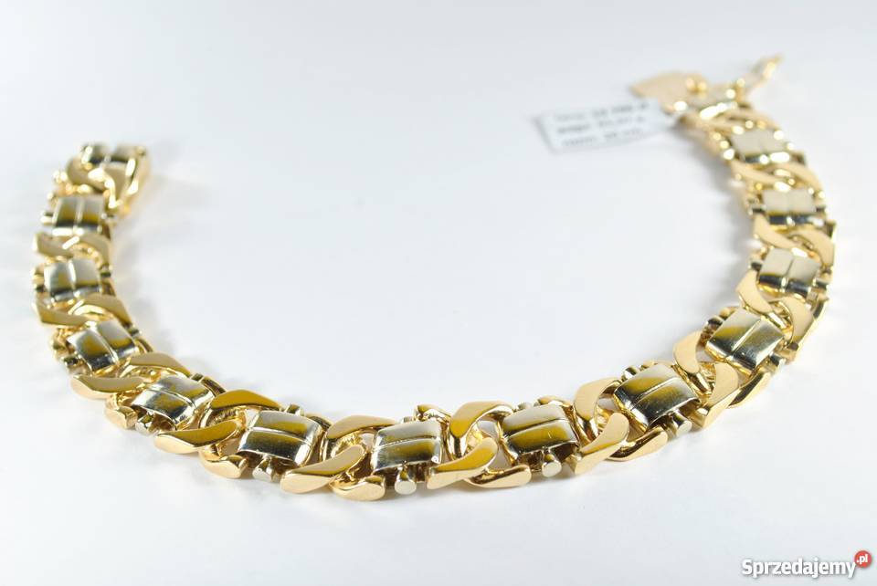 Bransoletka Złota próba 585 waga 91g Katowice