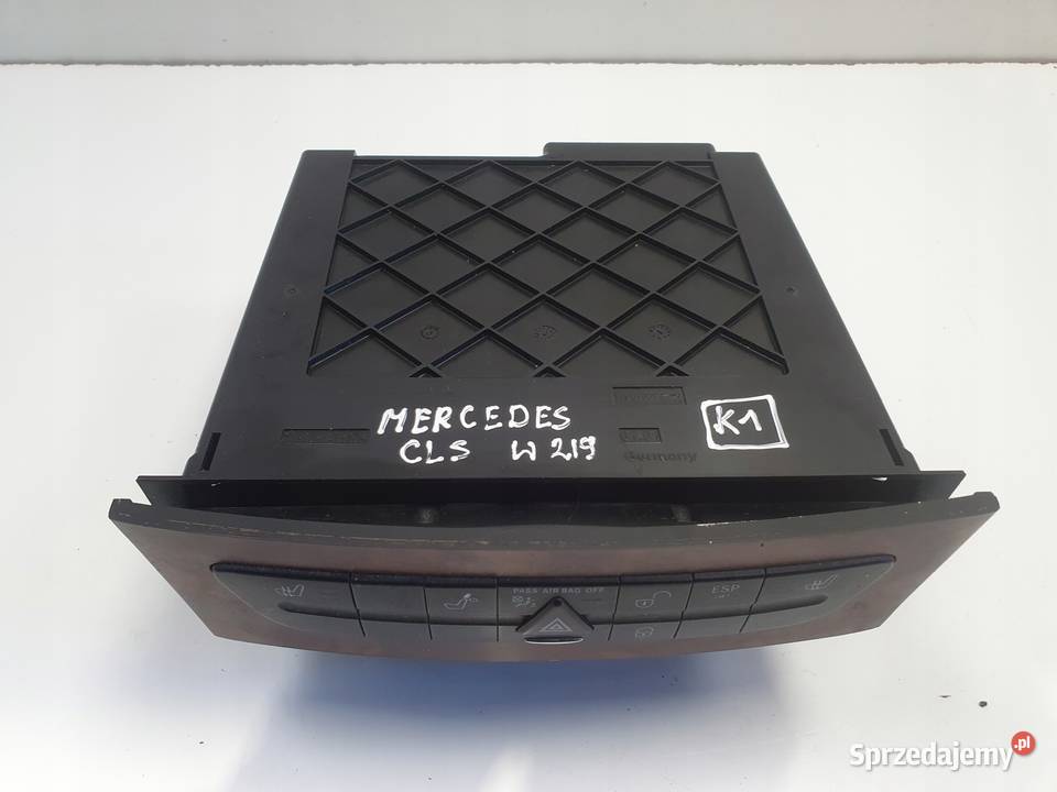 Mercedes CLS C219 W219 PANEL KONSOLI ŚRODKOWEK Rudka