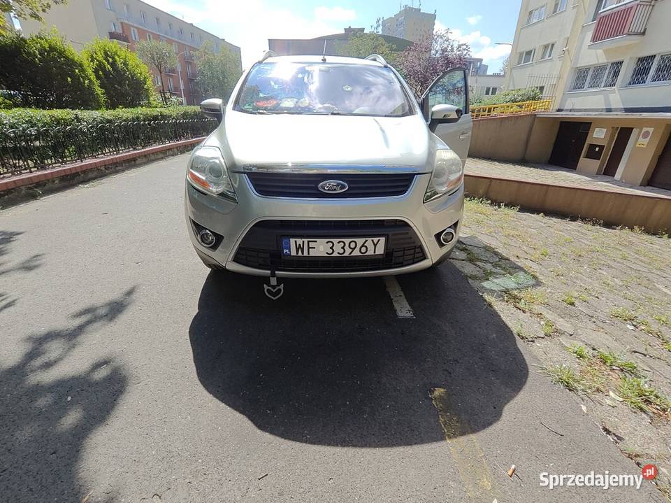Ford Kuga mk1 20 TDCi 2009 srebrny mazowieckie Warszawa sprzedam