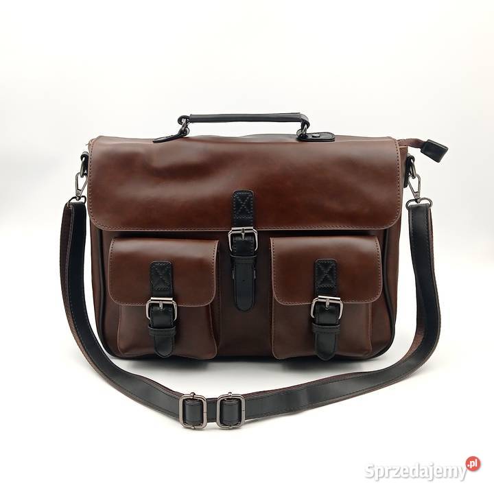 Teczka torba biznesowa skórzana na ramie A Zawiercie