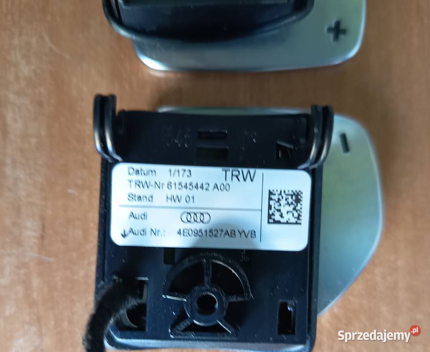 Łopatki kierownicy chrom Audi A3 S3 A4 S4 B7 B8 podkarpackie Lubaczów