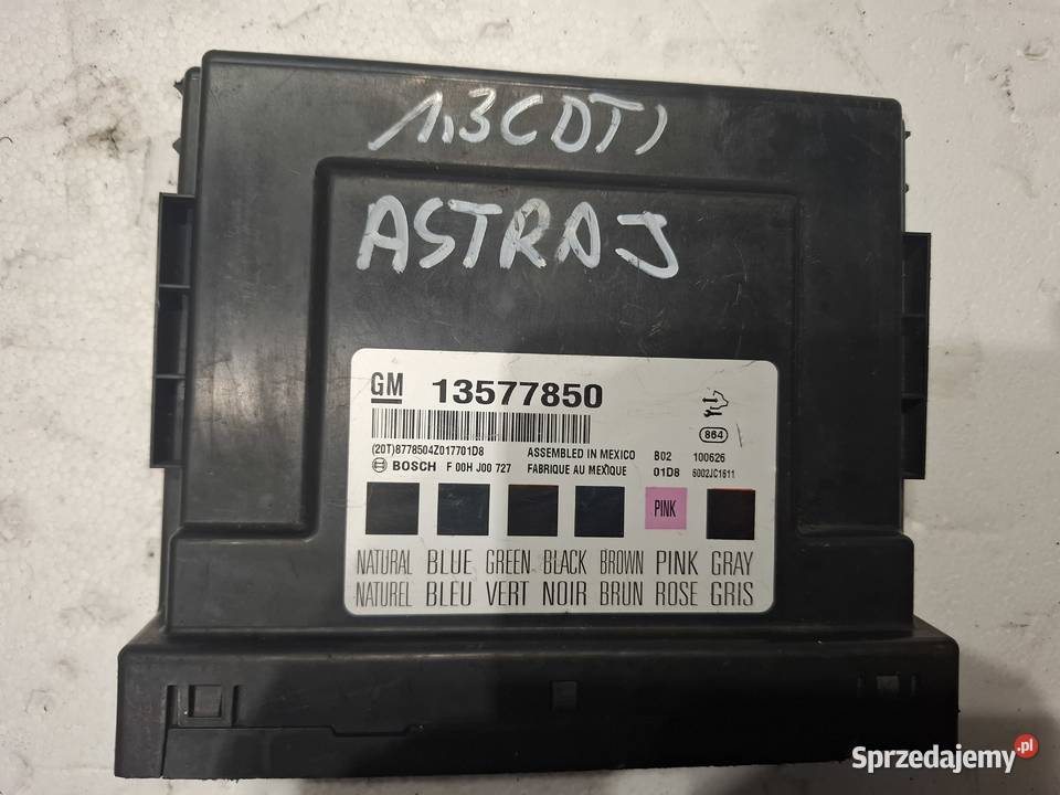 OPEL ASTRA J moduł komfortu 13577850 Kielce