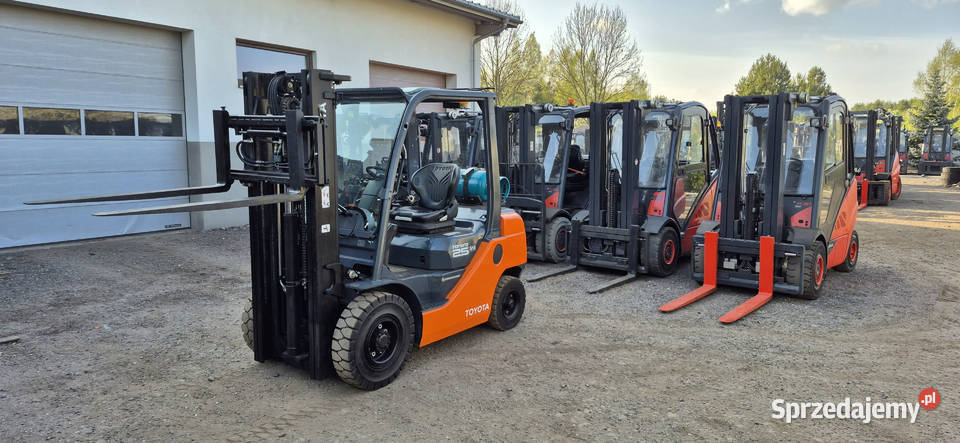 Wózek Widłowy Toyota 8FG25 Duplex wolny skok 4 Toyota Małkinia Górna