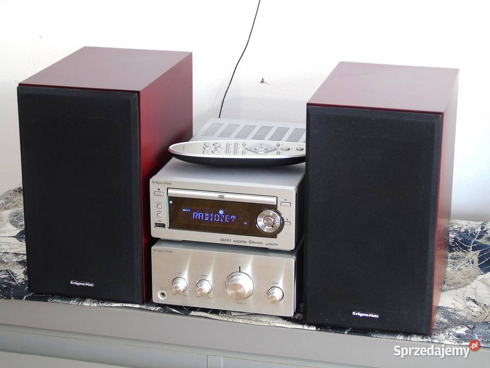 Wieża Kruger matz 1584 pilot USB mp3 BT CD RDS podkarpackie Jasło sprzedam