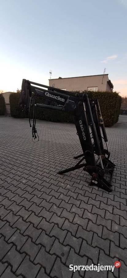 Ładowacz Quicke z adaptacja Holland Case Steyr Gliwice