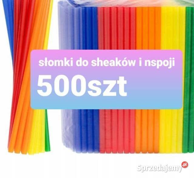 SŁOMKI DO NAPOJÓW I DO SHEAKÓW 500
