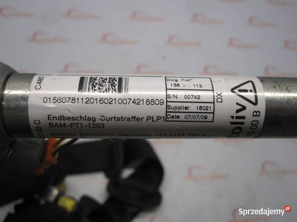 ALFA ROMEO MITO 10r pas bezpieczeństwa prawy Kielce sprzedam