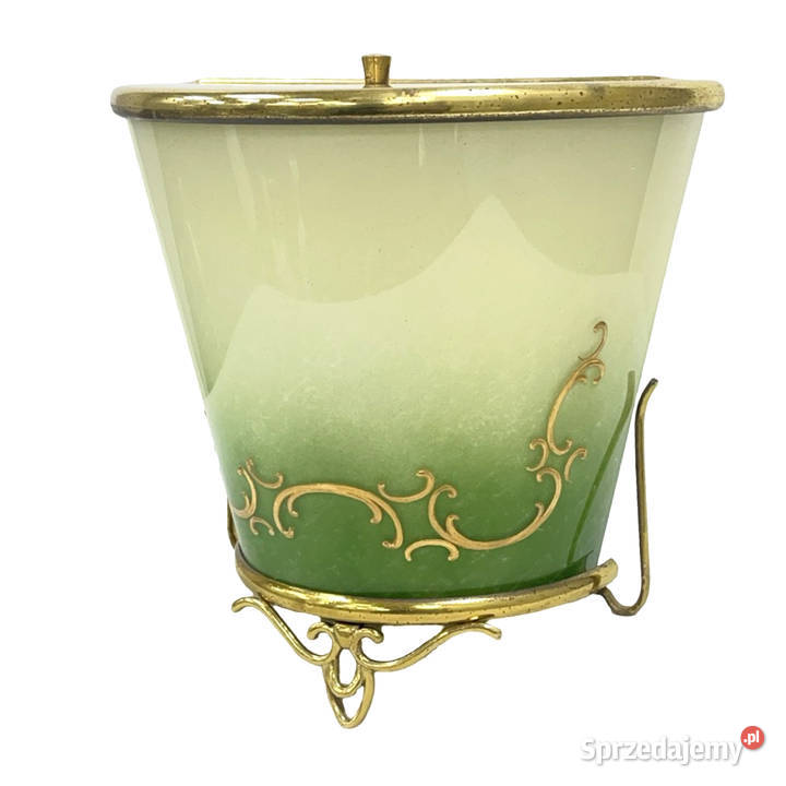 Kinkiet ścienny zielone szkło z gradientem Warszawa