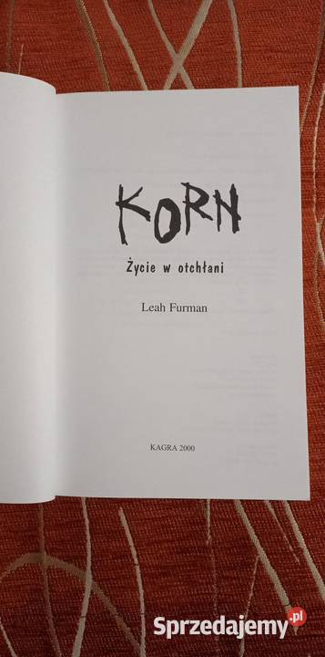 Korn Życie w Otchłani Leah Furman Poznań