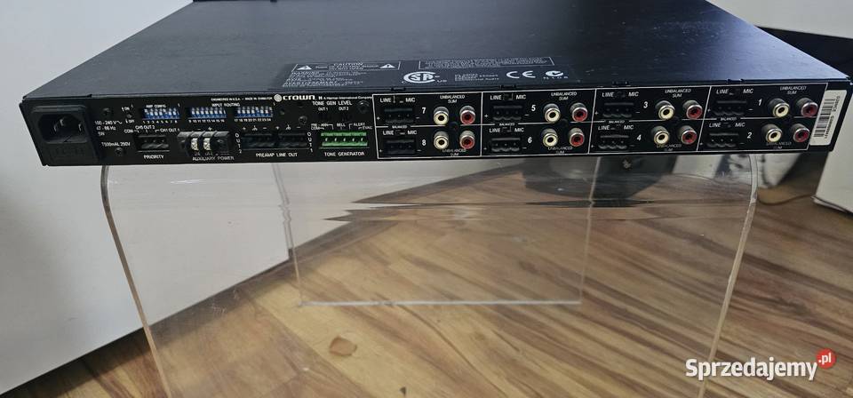Crown Audio 28M Amplifier Mixer Okazja lubuskie Szprotawa sprzedam