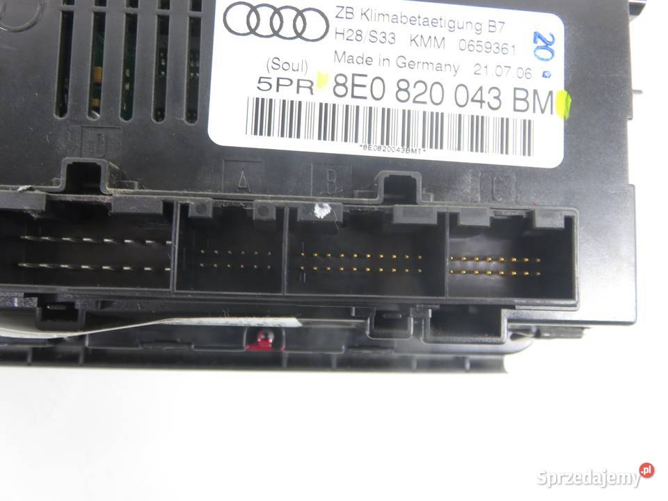 KLIMATRONIK AUDI A4 B7 Avant 20042008