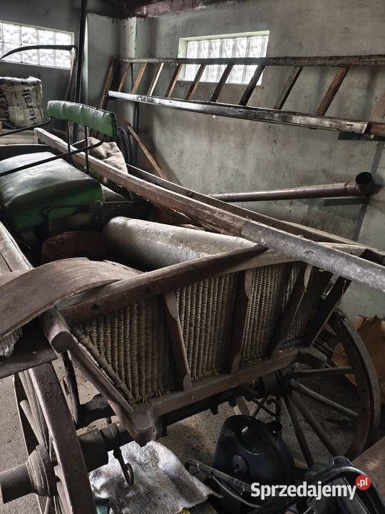 Wóz konny półkoszek Antyki, Sztuka, Kolekcje Rudnik Wielki