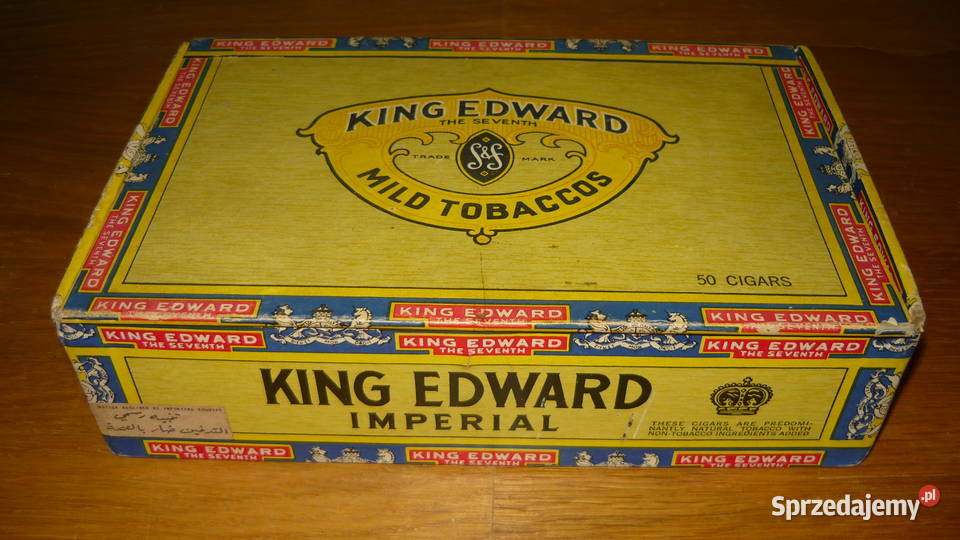 Pudełko cygarach King Edward Imperial Sokółka sprzedam